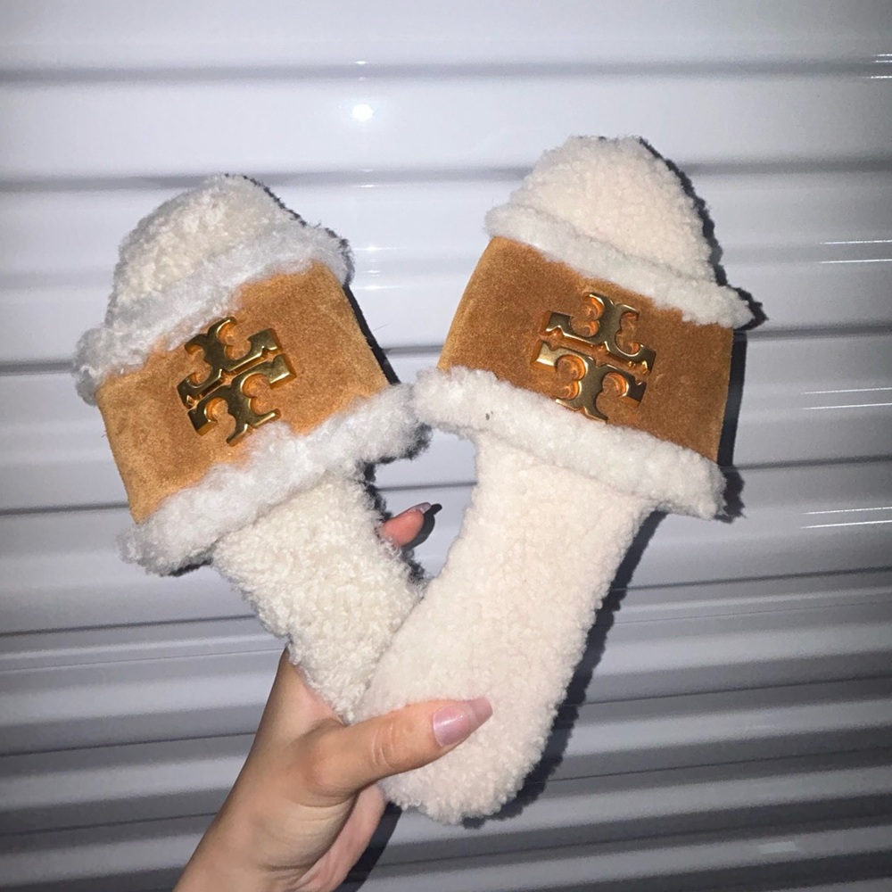 Tory Burch Fur Slides